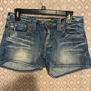 Big Star low rise denim shorts